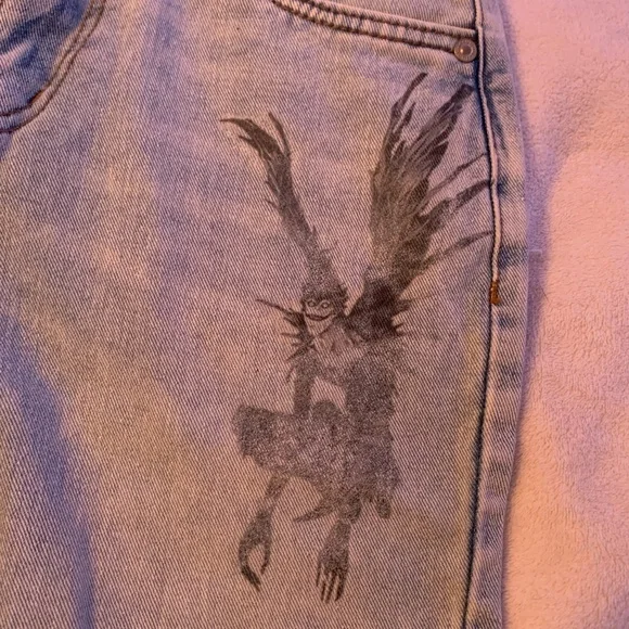 Death Note Custom Graphic Jeans - Picture 7 of 9